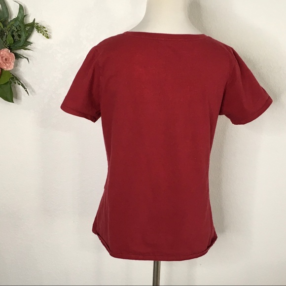 COPY - Stanford University red swoop neck tshirt - Picture 3 of 8
